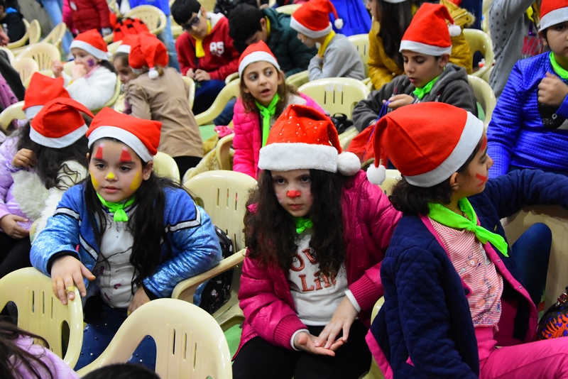 Saint Vincent de paul celebrating Christmas at Jesus & Mary school